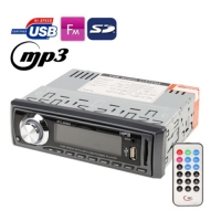 Радио MP3 плеър за кола Pioneer  STC-2000U, 1 DIN с USB, SD, AUX