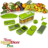 Кухненско ренде 10 в 1 Nicer Dicer Plus, комплект с приставки