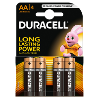 Алкални батерии Duracell Basic AAK4, LR06, 4 бр
