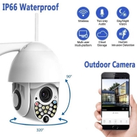 WIFI КАМЕРА 2.0MP 17 LED 355° ВЪРТЯЩА КАМЕРА С ДВОЙНА КАМЕРА И ТЕЛЕФОТО, IP66 ВОДОУСТОЙЧИВА