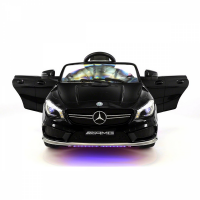 JJ Акумулаторна кола Mercedes Benz CLA45 AMG с меки гуми,WiFi и кожена седалка