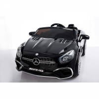 JJ Акумулаторна кола Mercedes Benz SL65 с MP4, меки гуми и кожена седалка