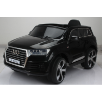 JJ Акумулаторен джип Audi Q7 с меки гуми, WiFi и кожена седалка