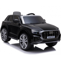 JJ Акумулаторен джип Audi Q8 с меки гуми и кожена седалка 12V