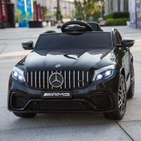 JJ Акумулаторен джип Mercedes GLC63 COUPE 4X4 с меки гуми 12V