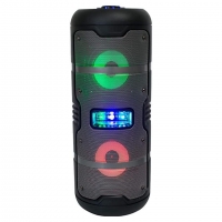 ДВОЙНА Безжична, Bluetooth колонка, тонколона модел KTS-1181 2х4 инча