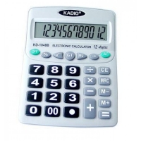 Професионален калкулатор KADIO KD-1048B, голям 12-цифров дисплей