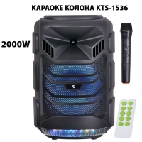 Караоке тонколона 12 инча , безжична, FM радио, TF карта, USB порт