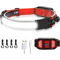 челник LED  TM-G13, с USB зареждане и с 3 светлинни режима